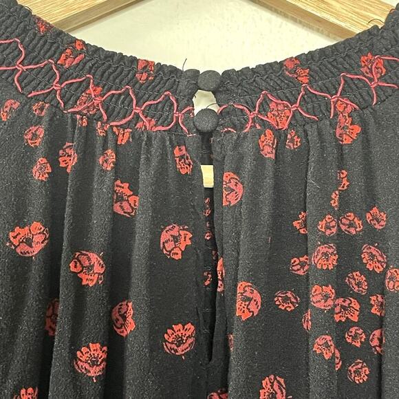 FREE PEOPLE FLOWER'S IN HER HAIR TUNIC TOP SIZE L - Picture 6 of 10